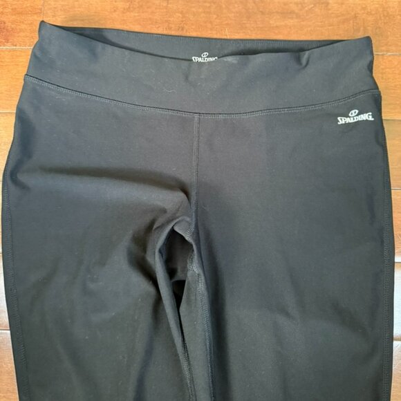 Spalding Women's Black Capri Cropped Leggings, size XL - Picture 3 of 5